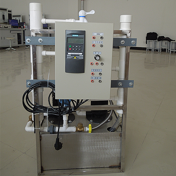變頻恒壓供水PLC模型實驗臺(圖1) 變頻恒壓供水PLC模型實驗臺,空間機構(gòu)動作方案示教實驗臺